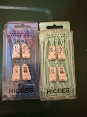 Hickies two packs colored no tie shoelaces